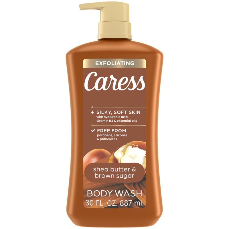 Exfoliating Body Wash with Shea Butter & Brown Sugar - 30 oz