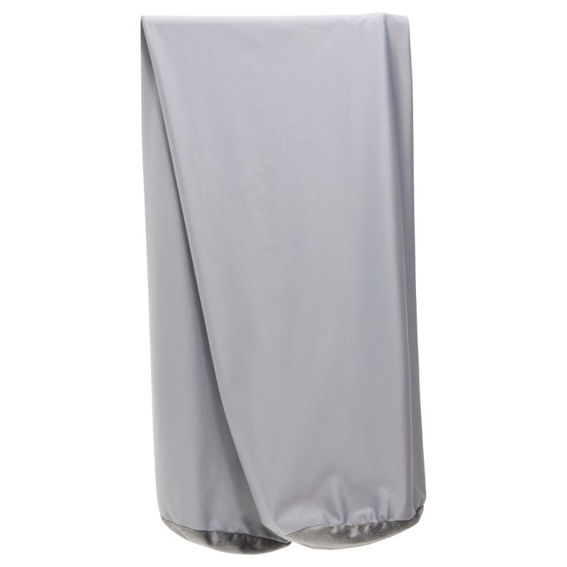 Silky Body Pillow Cover - Dark Grey, 85% Spandex/15% Nylon, Anti-Wrinkle & Hair Protecting, Standard