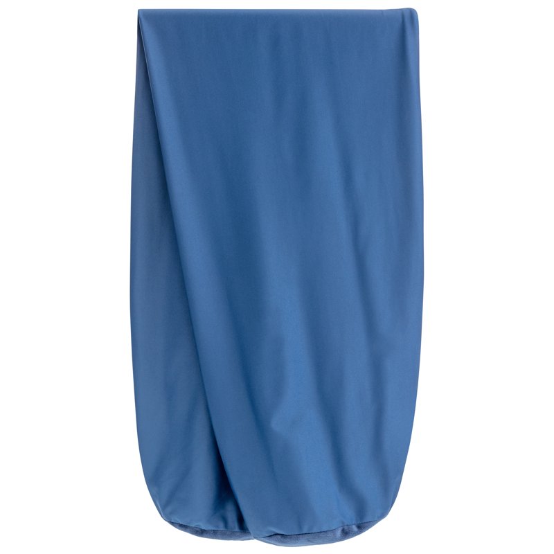 Silky Body Pillow Cover - Anti-Wrinkle, Breathable, 85% Spandex / 15% Nylon - Peacock Blue - Pillowcase Only
