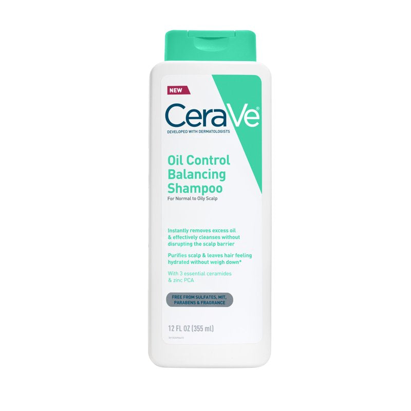Oil Control Balancing Shampoo for Oily Scalp and Hair, 12 fl oz
