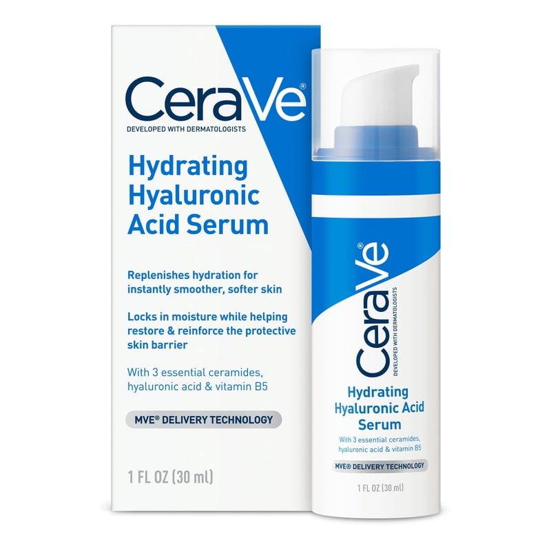 Hydrating Hyaluronic Acid Facial Serum for Dry Skin, 1 fl oz