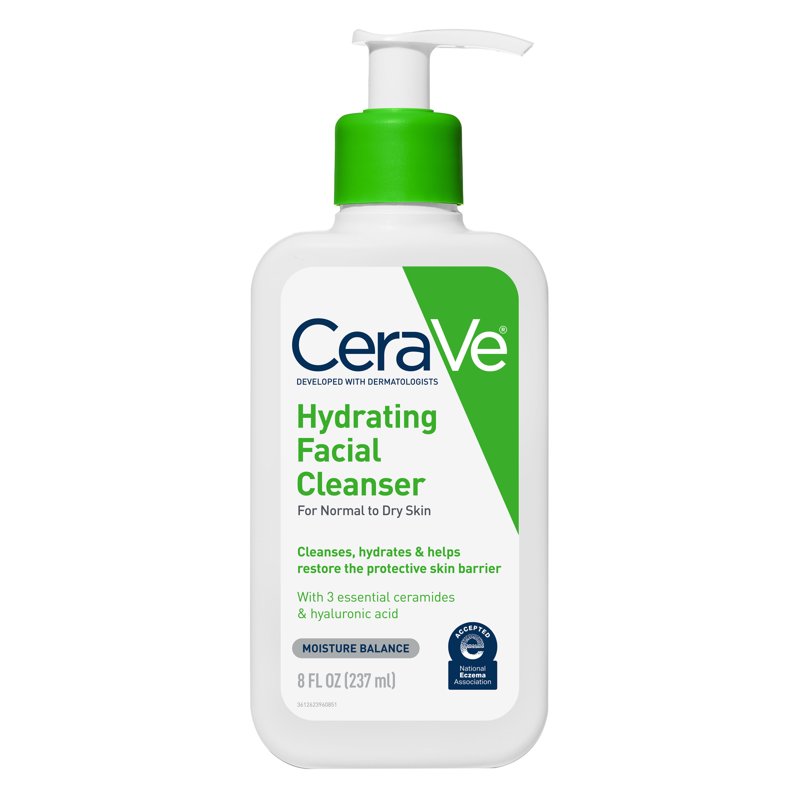 Hydrating Facial Cleanser for Normal to Dry Skin - 8 fl oz Face Wash