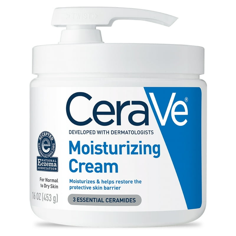 Moisturizing Cream for Face and Body - 16 oz Hydrating Skin Care with Pump