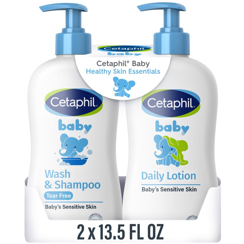 Baby Skin Essentials Set - Wash, Shampoo & Lotion - 2 Items