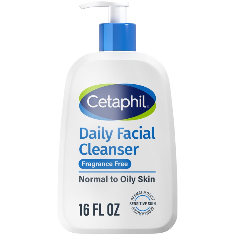 Gentle Daily Facial Cleanser for Sensitive & Oily Skin - 16 oz