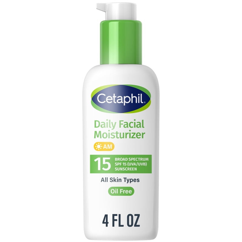Daily Facial Moisturizer with SPF 15, Lightweight Face Lotion, 4 fl oz