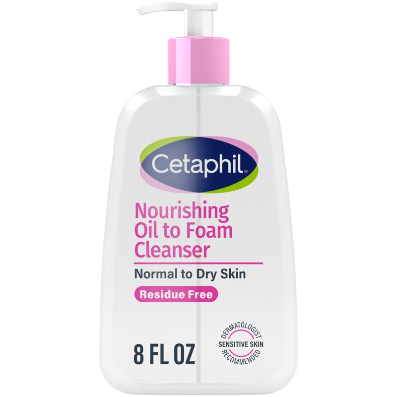 Nourishing Oil to Foam Facial Cleanser for Normal to Dry Skin