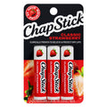 Strawberry Moisturizing Lip Balm - 3 Pack, 24 Hour Hydration Lip Protectant