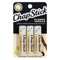 Vanilla Lip Balm Moisturizer - 3 Pack Long-Lasting Hydration for Dry Lips