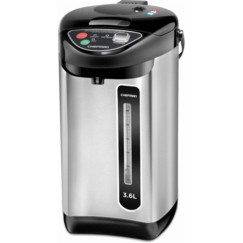 3.6 Liter Electric Hot Water Pot - Stainless Steel Instant Dispenser