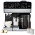 All-in-One Coffee & Espresso Machine Combo with Automatic Milk Frother - Black
