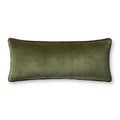 Dark Green Velvet Throw Pillow 22x22 Inches - Decorative Cushion for Living Room & Bedroom