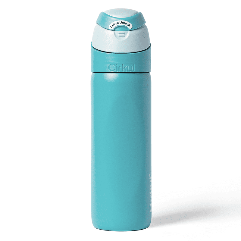 26oz Stainless Steel Flip Water Bottle - Pacific Blue