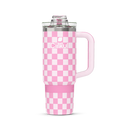 30oz Travel StrawSip Tumbler - Insulated Stainless Steel - Pixel Pink