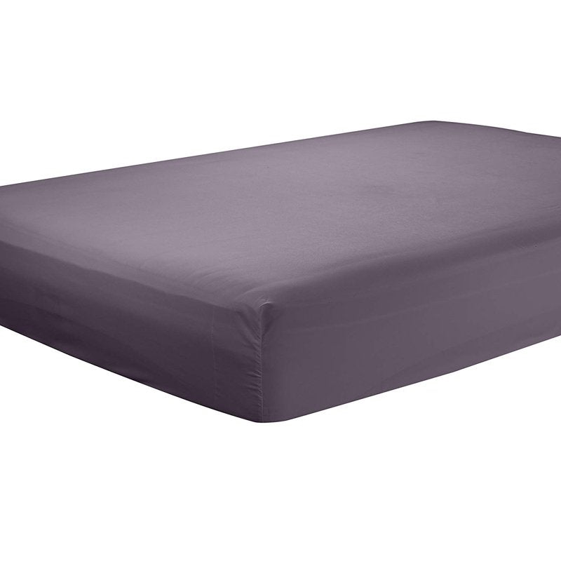 Twin XL Fitted Sheet - Premier 1800 Collection Eggplant Purple