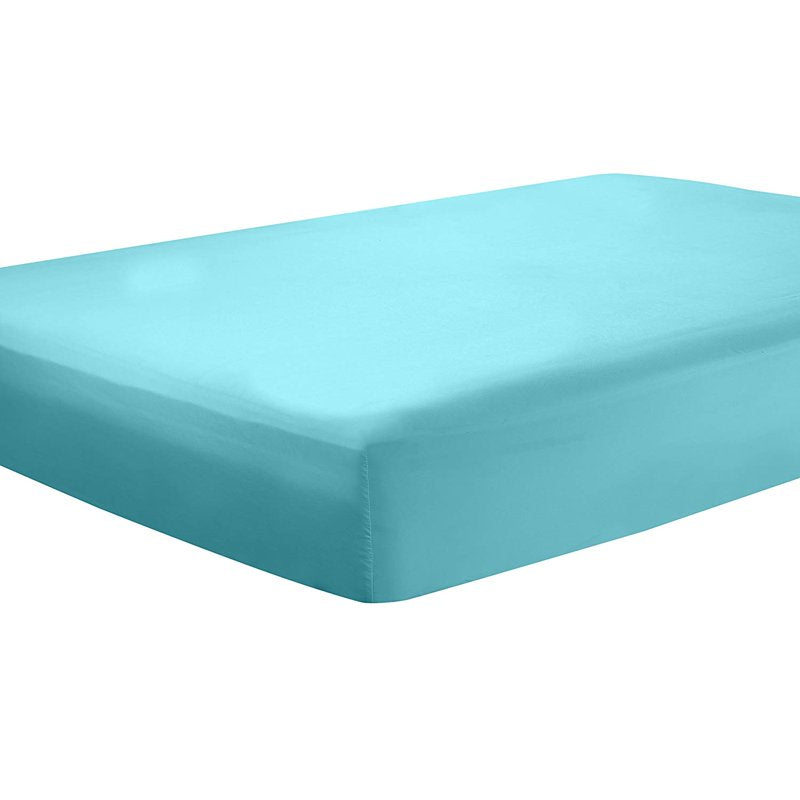 Full Size Teal Microfiber Fitted Sheet - Clara Clark Premier 1800 Collection