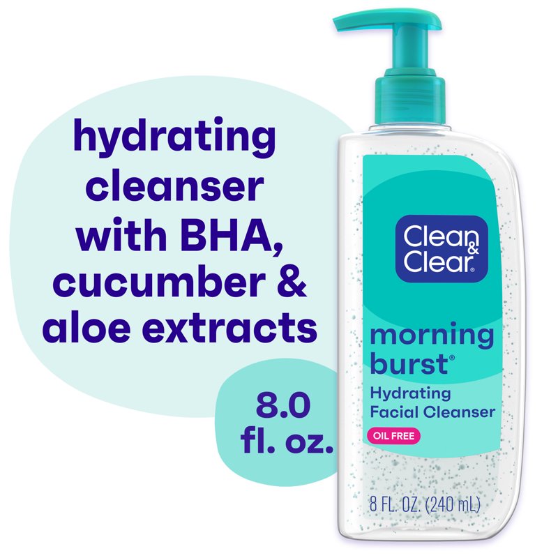 Hydrating Facial Cleanser with BHA, Aloe, and Cucumber - 8 fl. oz