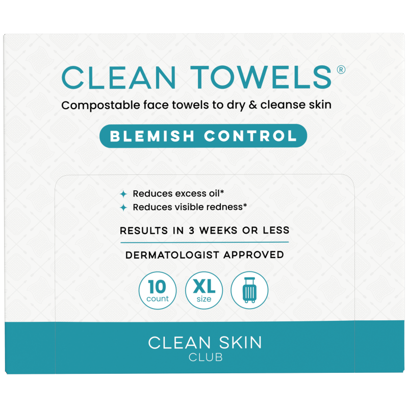 Blemish Control Disposable Face Towels, 10 Count