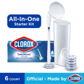 Toilet Cleaning System with Disposable Scrubbing Pads - 1 Pack - Variation of THIS listing