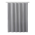 Waterproof Fabric Shower Curtain - Gray, 72x72 Inches with Weighted Magnets