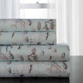 Twin Coastal Print Microfiber Sheet Set - Oceanside Sea
