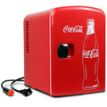 4L Portable Mini Fridge - 6 Can Personal Beverage Cooler for Travel & Desk