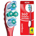 Advanced Whitening Toothbrush Pack - Medium Bristle, 4 Pack