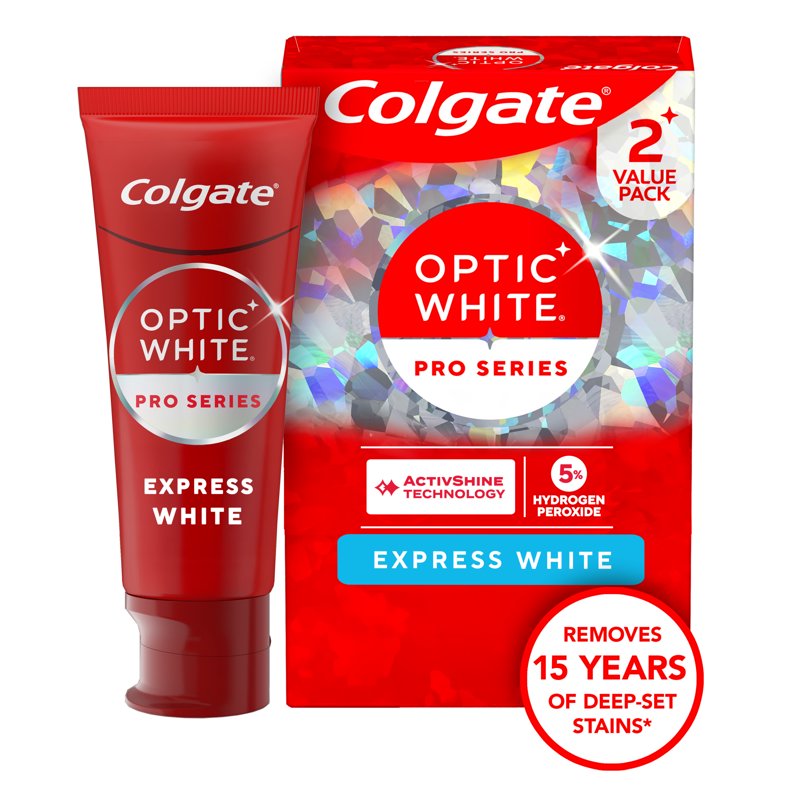 Professional Toothpaste, 5% Hydrogen Peroxide, 2 Pack
