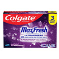 MaxFresh Knockout Mint Toothpaste with Breath Strips - Fluoride Cavity Defense