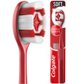 Optic White Soft Bristle Toothbrush for Adults with Polishing Star