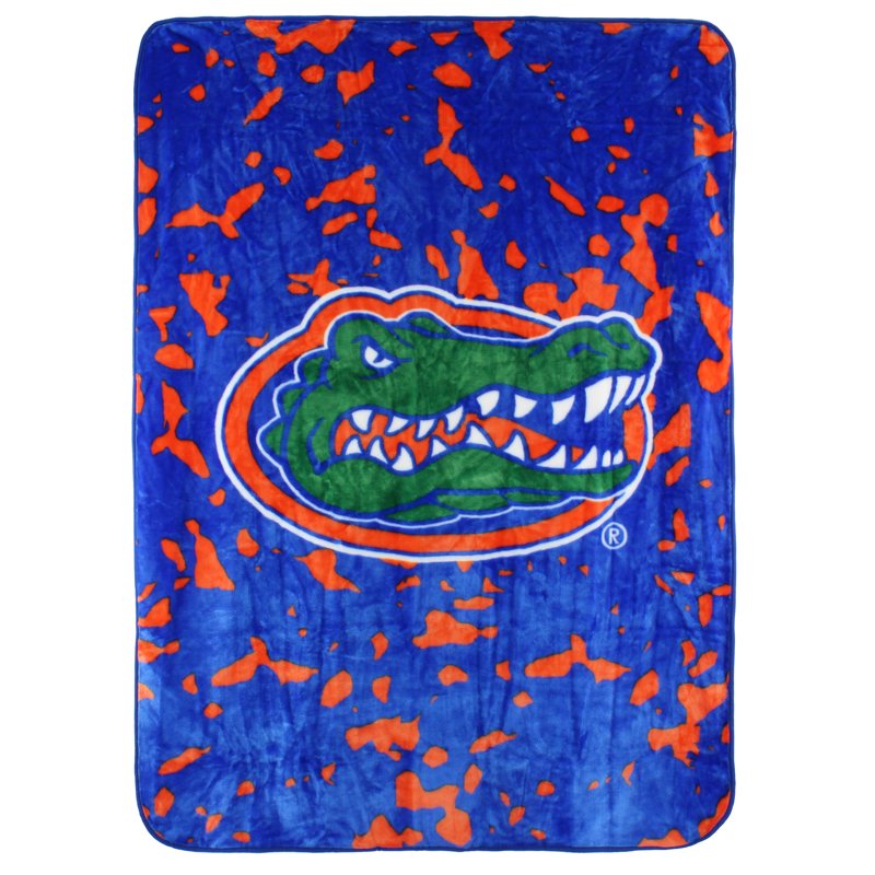 Florida Gators Raschel Throw Blanket - 86x63 Inches - College Covers Variation