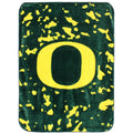 Oregon Ducks Raschel Throw Blanket - Huge 86x63 Inches, Plush Bedspread, College Covers