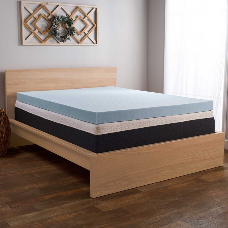 Comfort Tech 4-Inch TheraGel Memory Foam Mattress Topper - Full Size