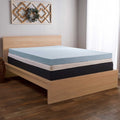 Queen Memory Foam Mattress Topper with Gel and Airflow Technology - Comfort Tech 4" TheraGel