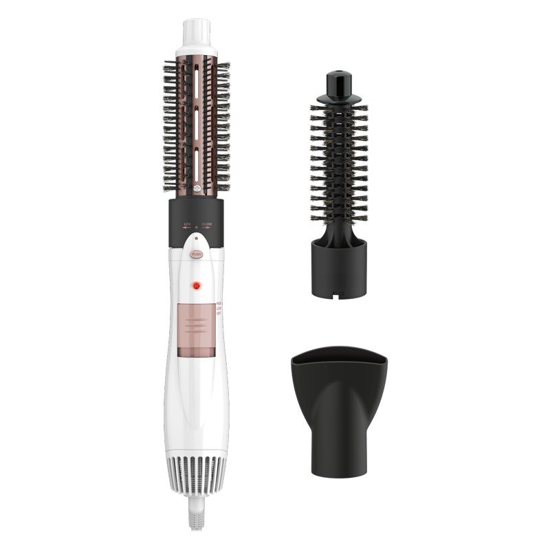 3-in-1 Hot Air Brush with Double Ceramic - 1000W Hair Dryer