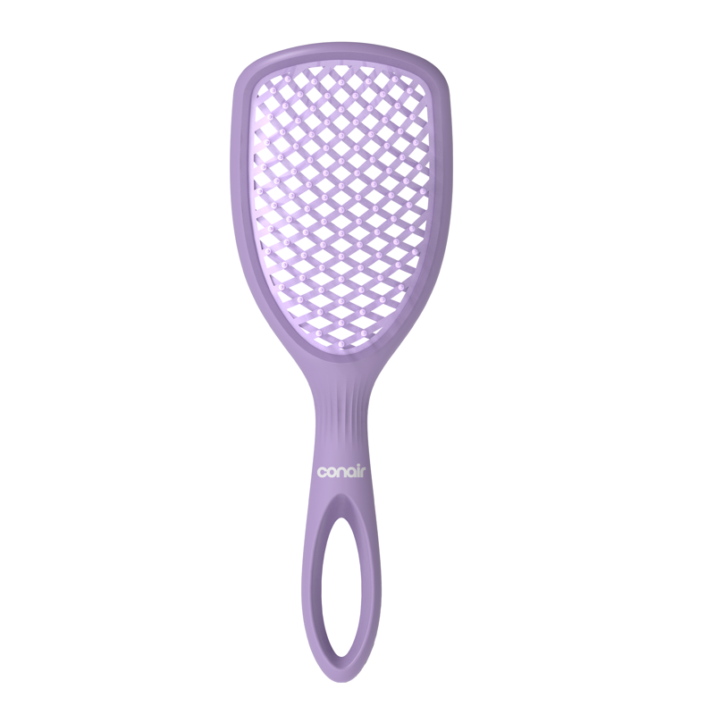 Mini Vented Paddle Hair Brush - Travel-Size Detangler