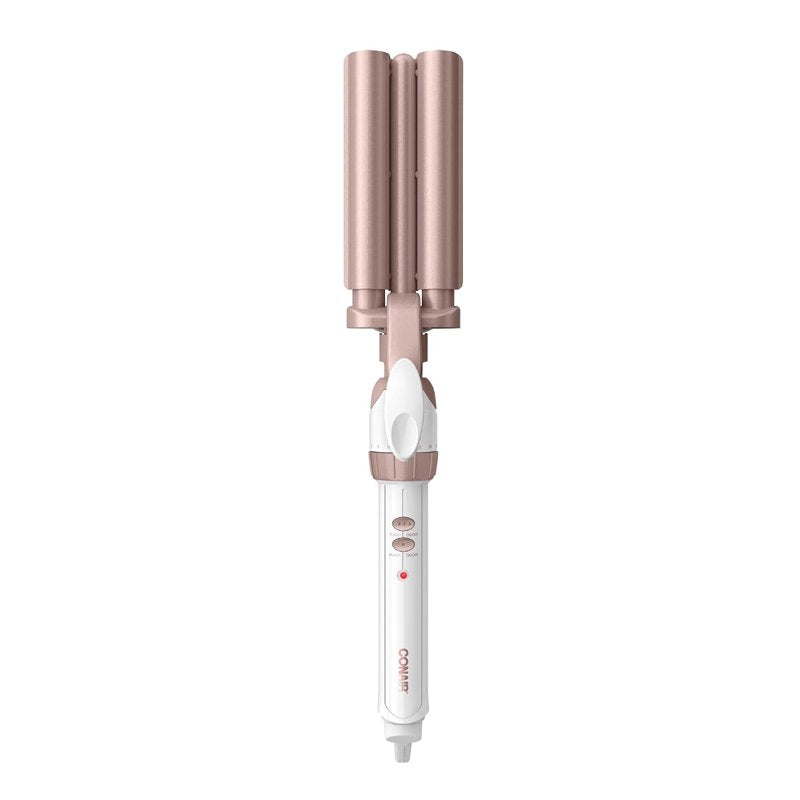 Triple Barrel Hair Waver with Double Ceramic Technology - Rose Gold