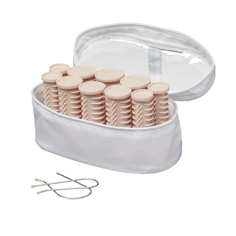 Instant Heat Compact Hot Rollers Set - 10 Multi-Size Rollers
