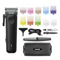 Lithium Ion Hair Clipper and Trimmer Kit - 10 Guide Combs