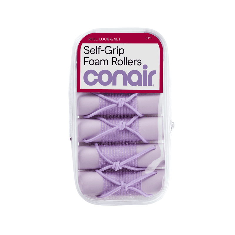 Self-Grip Foam Rollers for Soft Curls - 6 Pack
