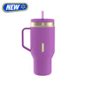 30 oz Stainless Steel Water Bottle with Straw - Galactic Champagne