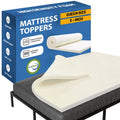 Queen 3-Inch High-Density Foam Mattress Topper - Regular Fit
