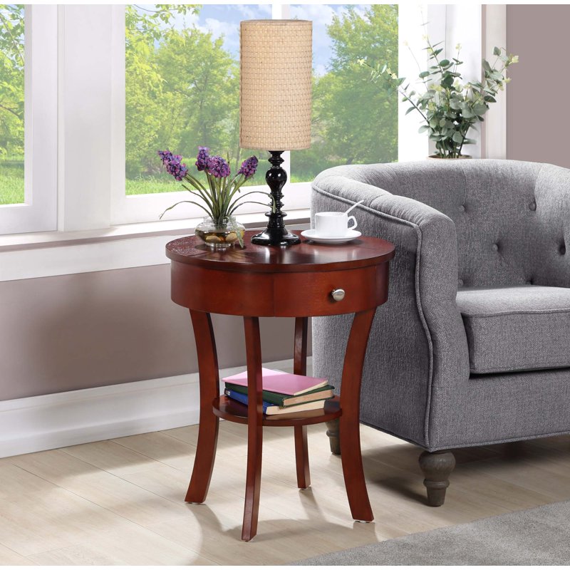 Classic Accents Schaffer 1 Drawer End Table - Multiple Finishes