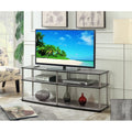 3-Tier TV Stand for TVs up to 65 Inches - Faux Birch
