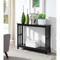 Mission Console Table with Shelf - Multiple Finishes Available