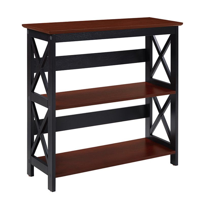 Oxford 3 Tier Bookcase Entryway Hall Table - Multiple Colors
