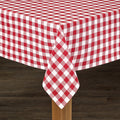 Buffalo Check Tablecloth - Red 52" x 70" - 100% Cotton
