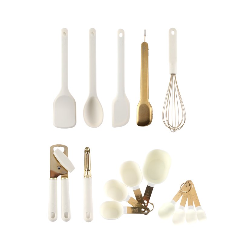 15-Piece Kitchen Utensil Set with Bamboo Caddy