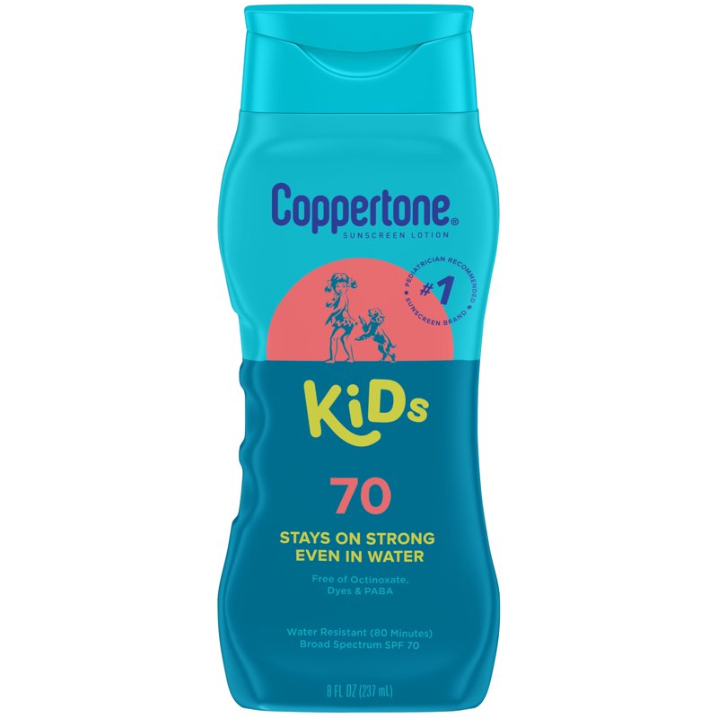 Kids Sunscreen Lotion SPF 70 - Water Resistant 8 fl oz