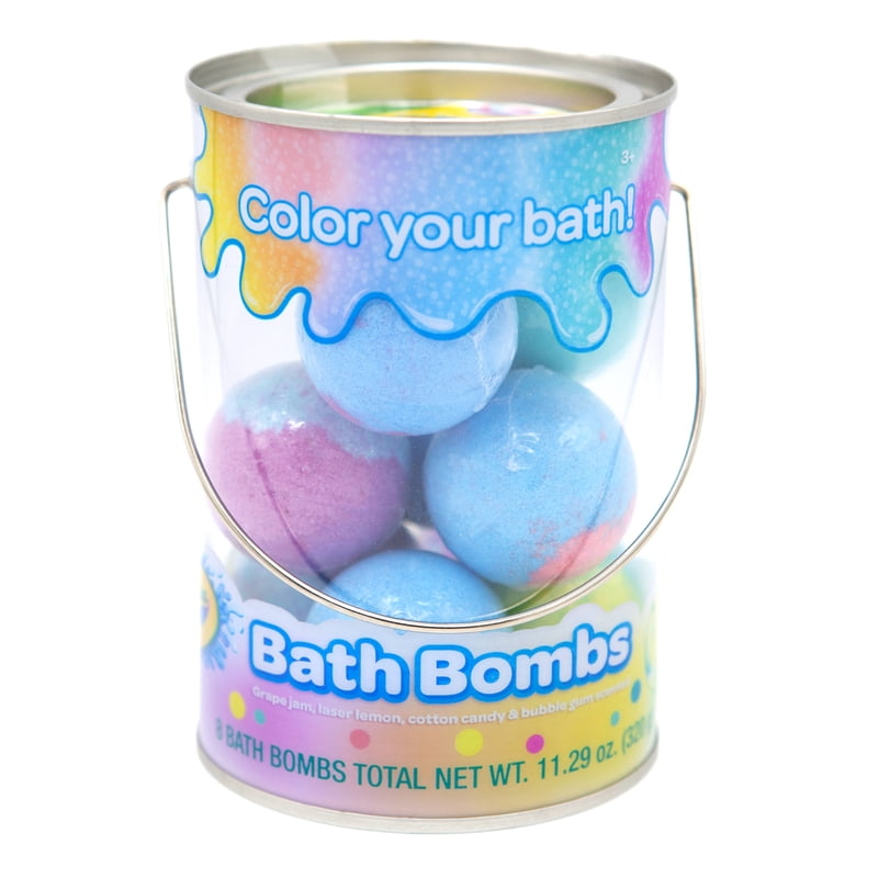 Color Your Bath Bath Bomb Bucket - 8 Fizzy Bath Bombs